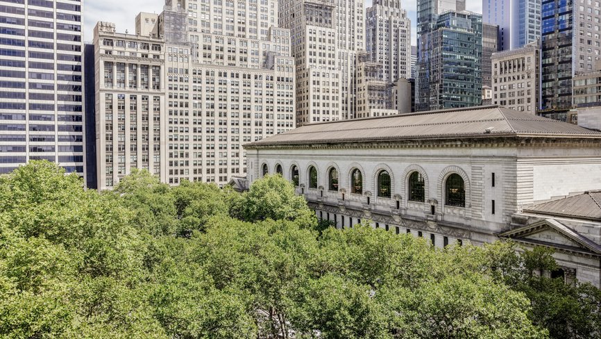 Deluxe Queen Park View - Park View - Day - Hotel Room NYC Bryant Park Hotel - Midtown Hotel