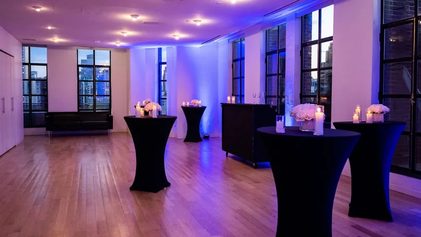 Conference Room set for a cocktail reception, alternate view