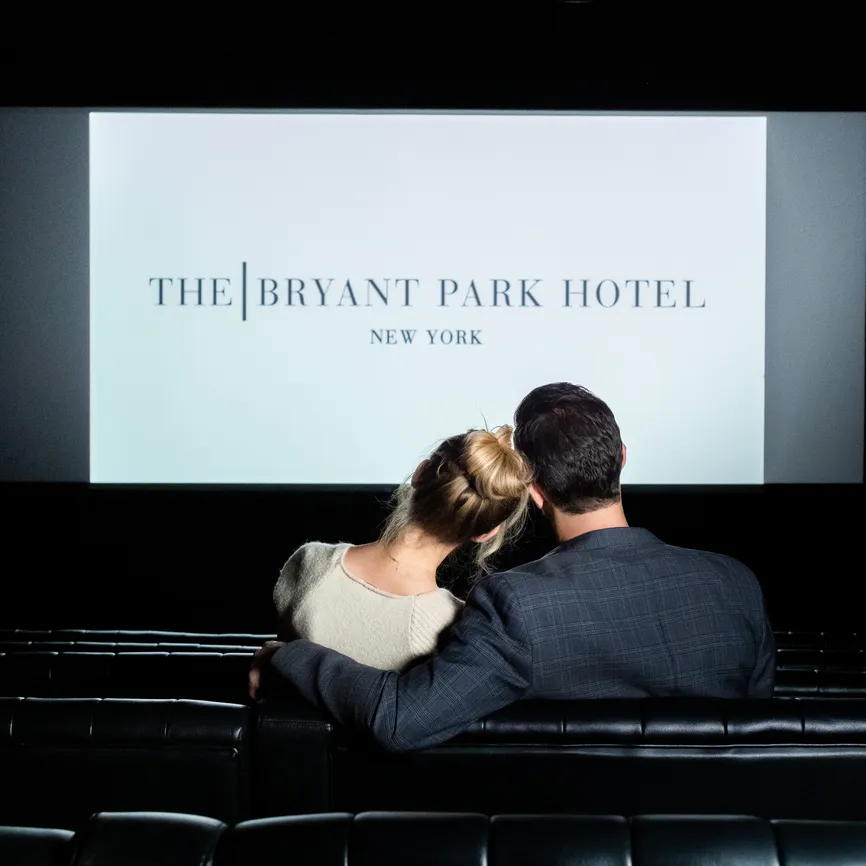 Bryant Park Hotel Screening Room theater seating