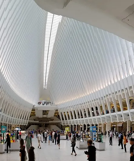 The Oculus transit hub interior